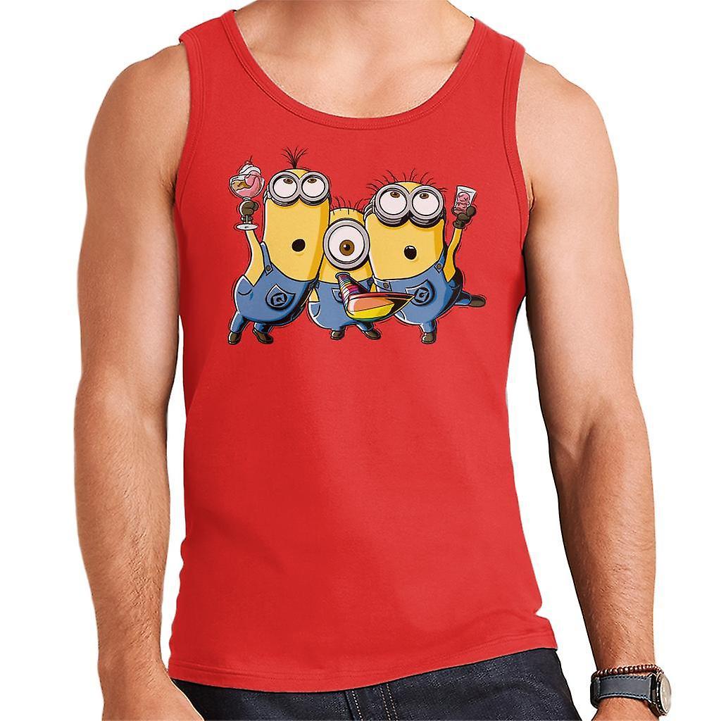 Despicable Me Minions Party Men's Vest Red Small