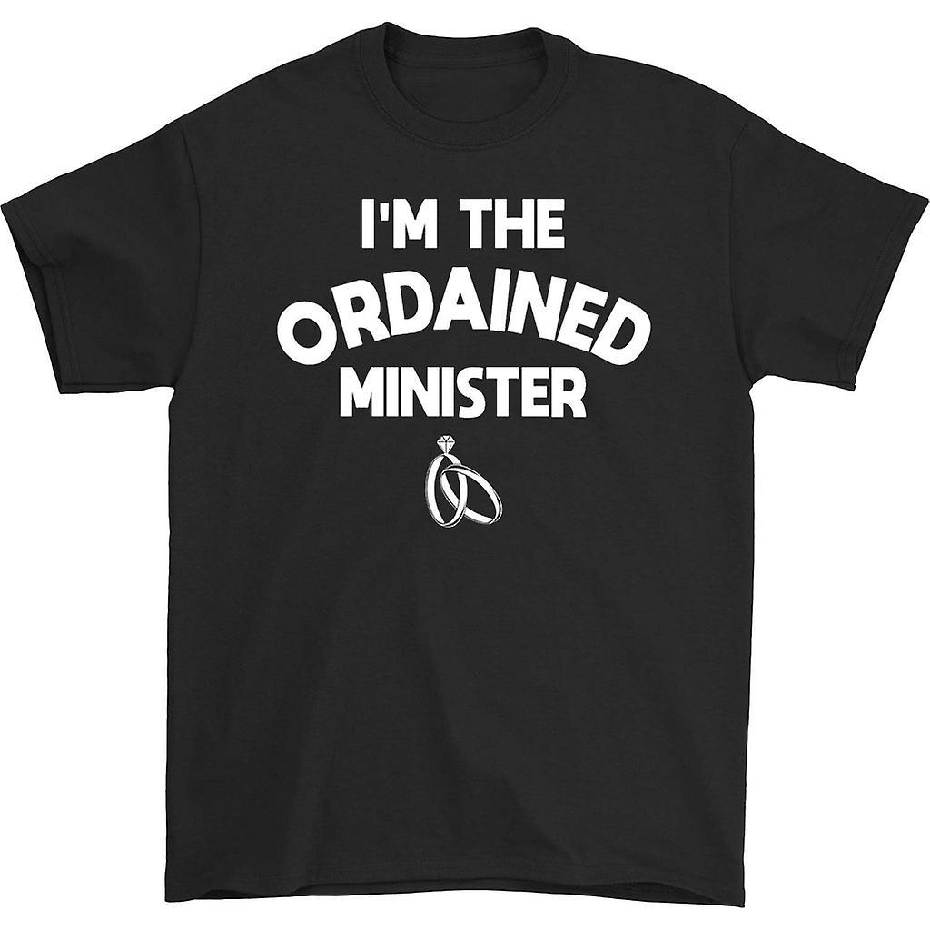 HISHARK I'm the ordained minister t-shirt black