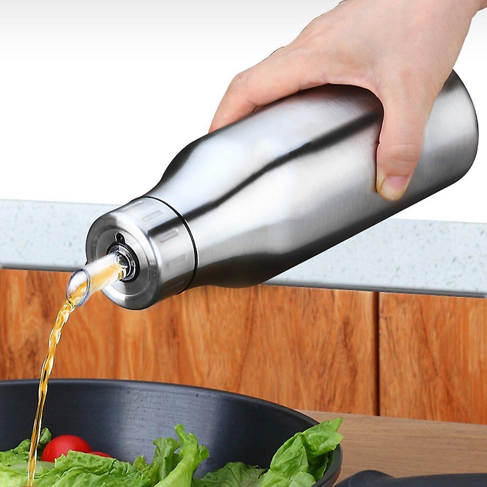 Jasmine 500/750/1000ml Stainless Steel Vinegar Oil Olive Dispenser Bottle Pot