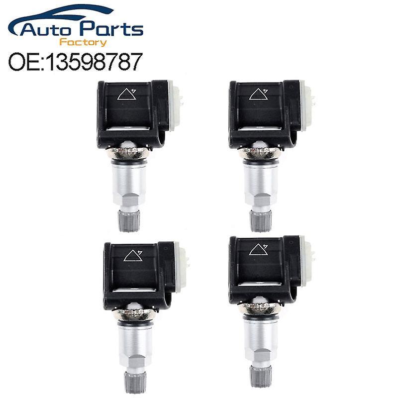 Tire Pressure Detector 4 Pcs 13598787 Fits For Cadillac Chevrolet Gmc Genuine New Tire Pressure Sensor Tpms Sensor