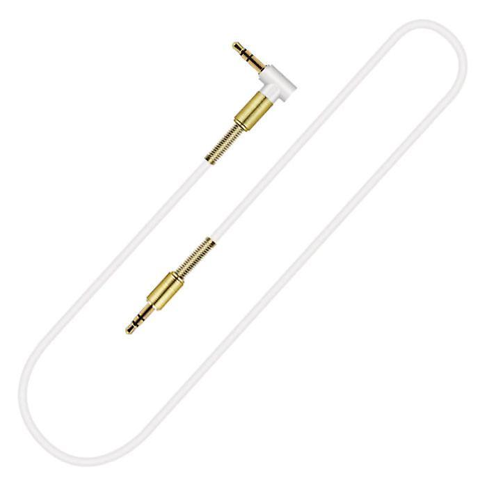 Felkin 3.5mm AUX Cable Gold Plated - Audio Jack - 1.8 Meter - White