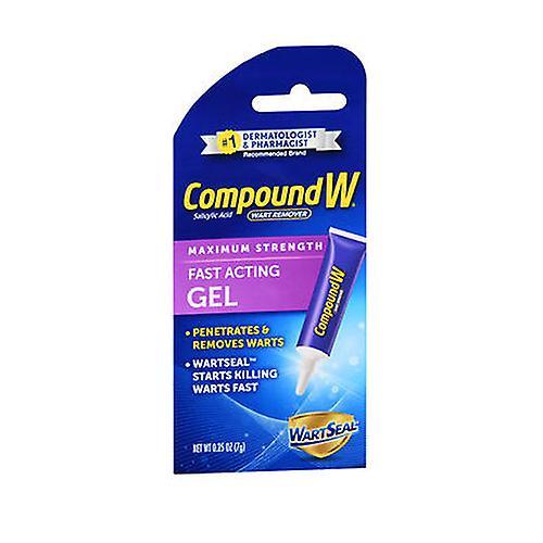 Compound W  Wart Remover Fast-Acting Gel, 0.25 oz (Pack of 1)