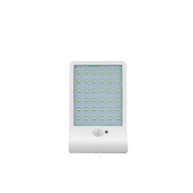 Slowmoose Upgraded 48 Led, Remote Controlled, Pir Motion Sensor Solar Street Light White body