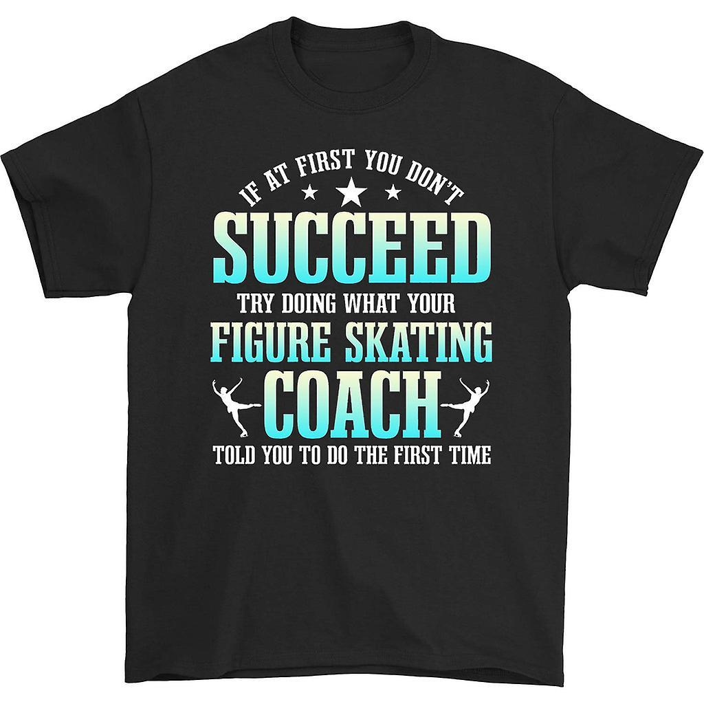 HISHARK If at first you don't succeed t-shirt black M