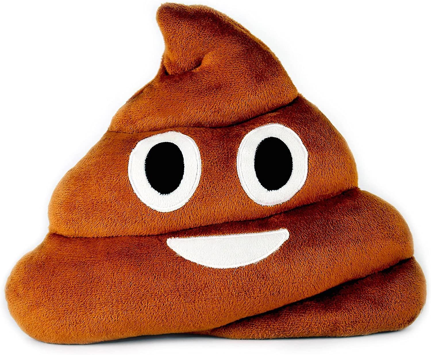 Joyful Colorful Emoticon Pillow - Smiling Poop Poo Emoji Stuffed Plush Toy