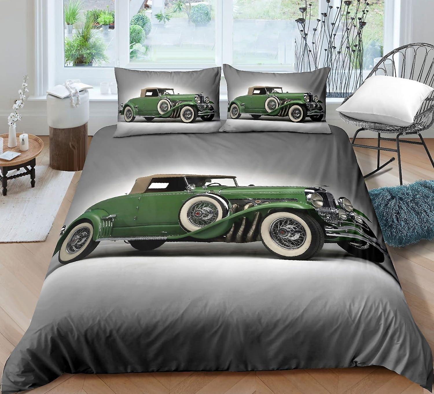 Kerota Sports Car Bedding Set Single Double Duvet Cover Bedding Double200x200cm