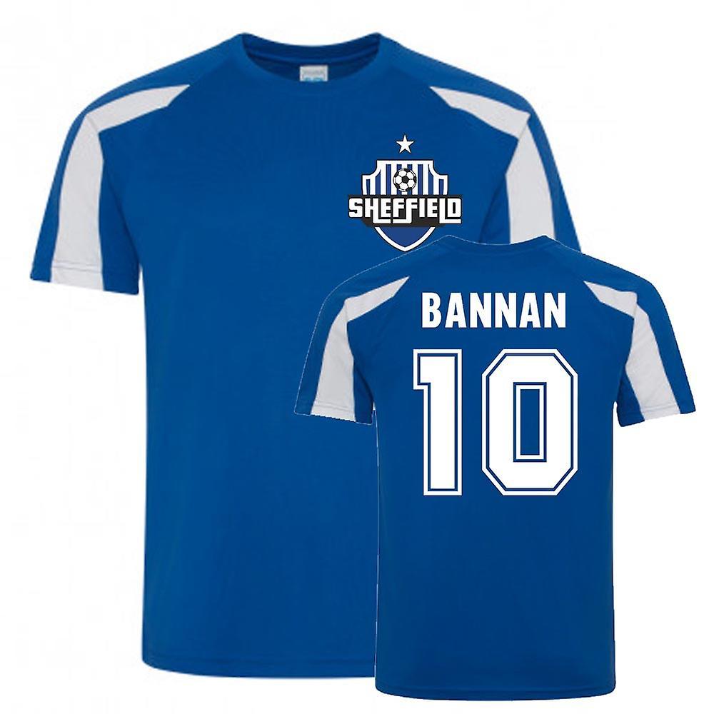 UKSoccerShop Barry Bannan Sheffield Wednesday Sports Training Jersey (Blue) Medium (38-40 inch)