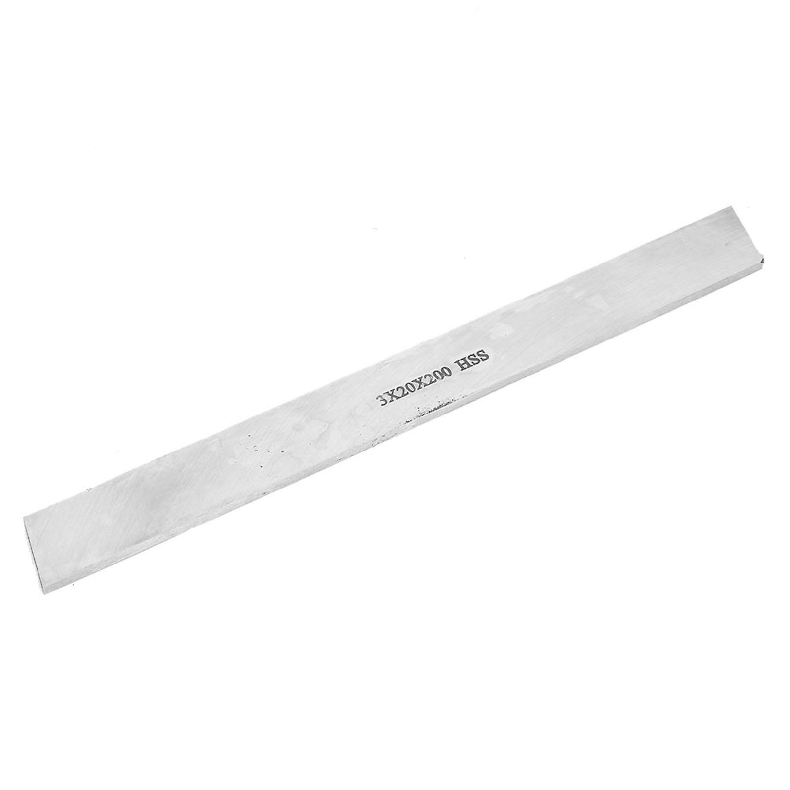 Gift HSS High Speed Steel Lathe Turning Tool Square White Steel Bar Strip (3*20*200mm)