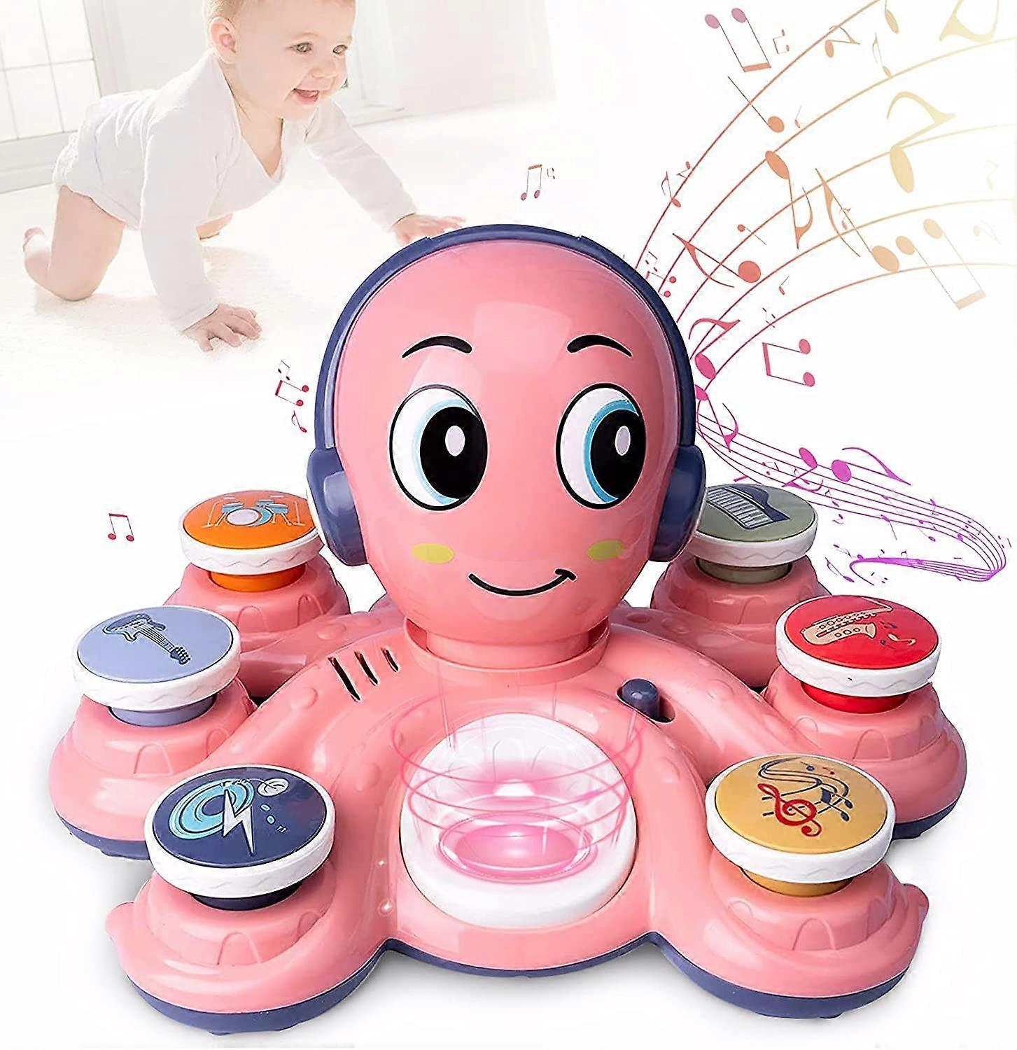 Morakot Baby Musical Toy Toddler Learning Toys, Octopus Preschool Music Toys, Educational Toys For 1+ Year Olds