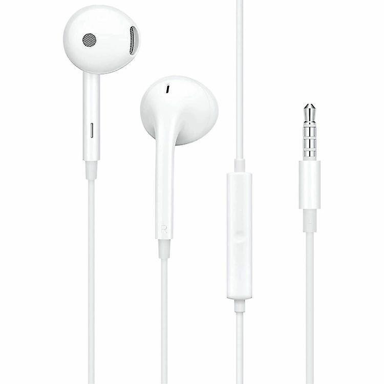 Oppo MH147/MH156 Stereo Headset Headphone 3.5mm - white Bulk