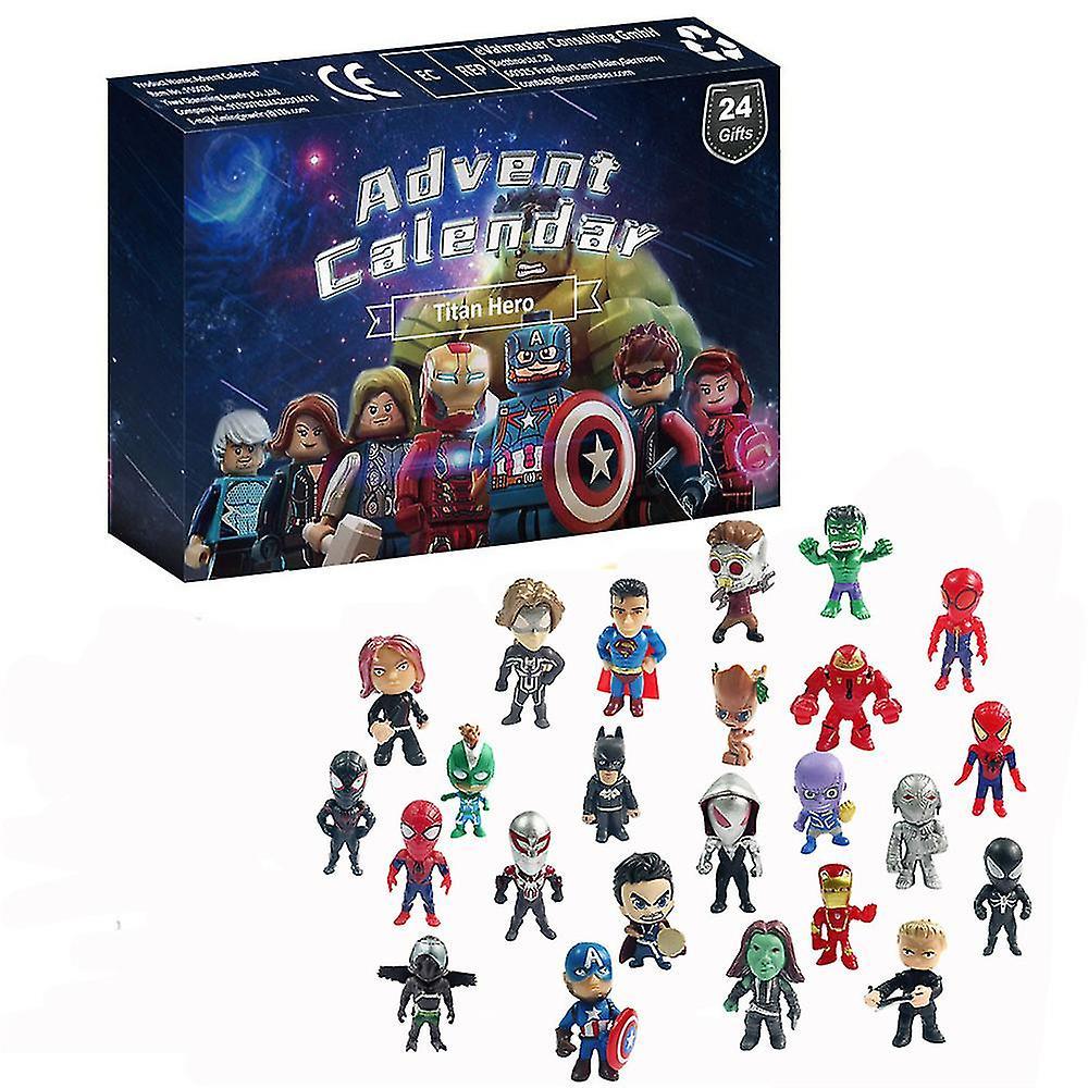 Cryin 24 Days Christmas Advent Calendar Countdown Avengers Toy Superhero Kids Children Xmas Gift