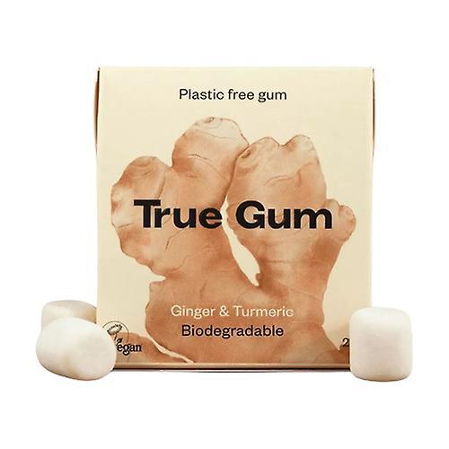 True Gum Ginger and turmeric flavored gum 21 g (Ginger - Turmeric)