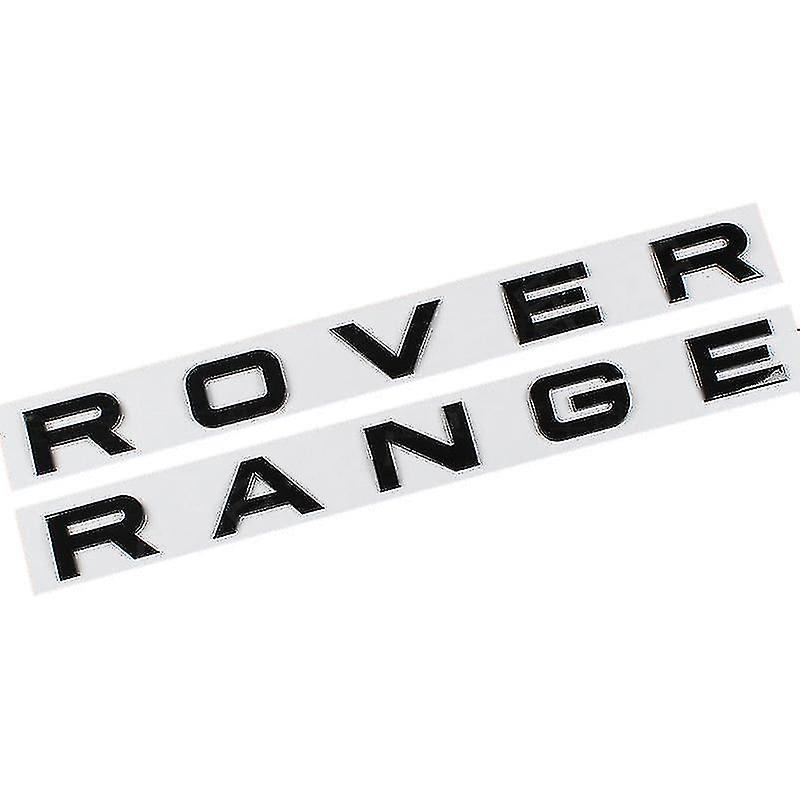 Mike 3d Abs Black Car Trunk Evoque Logo Velar Badge Vogue Se Letters Emblem For Range Rover Sport L322 L320 L494 Sticker Accessories Kb RR Glossy B...