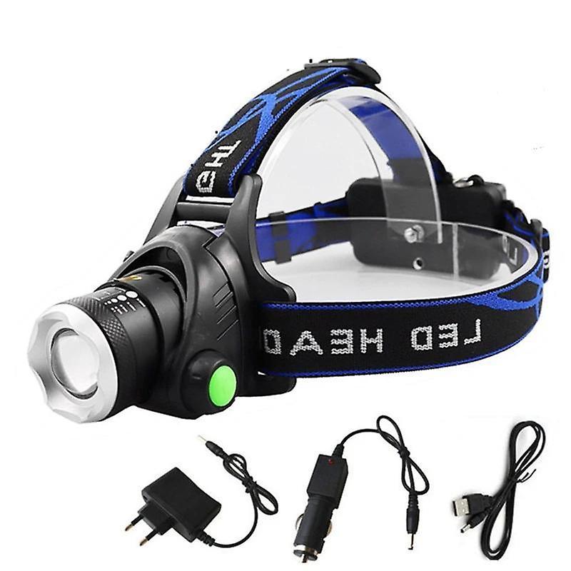 Slowmoose Portable Zooming Led Headlight For Camping/hiking No Battery