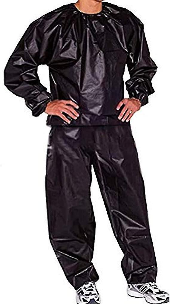 Manchalk [upgrade] Heavy Duty Sauna Suits Exercise Sweat Sauna Suit,men Sweat Suit Plus Size Sauna Suit For Men And Women Xxl