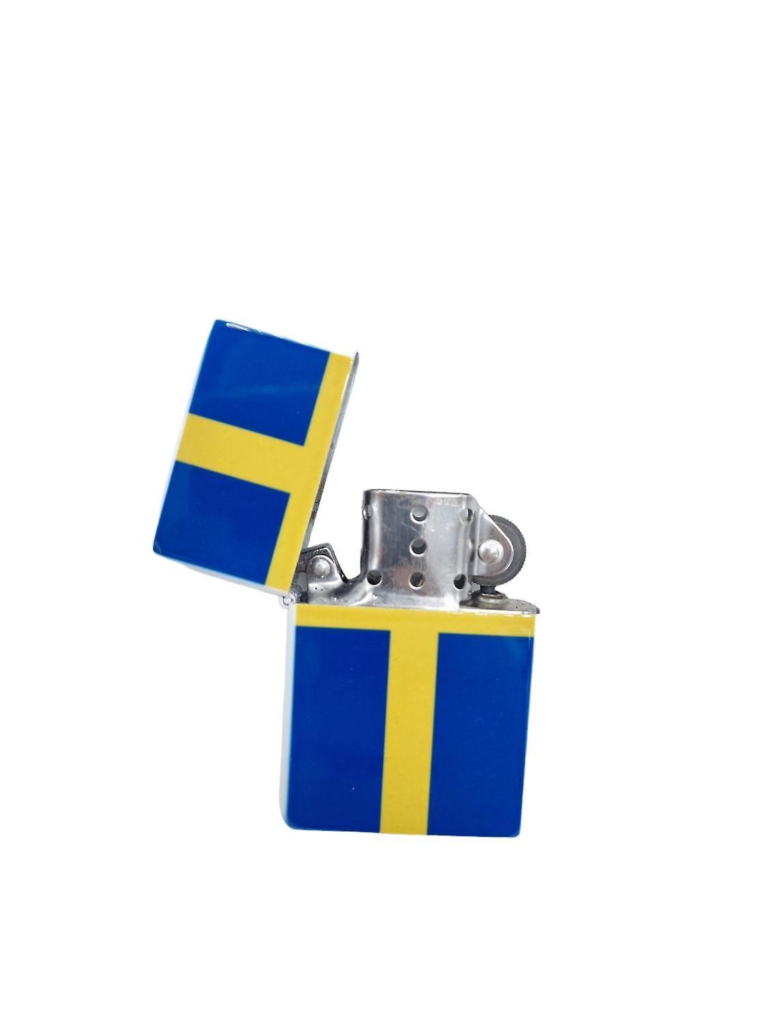 Hiprock Petrol lighters - Sweden Flag