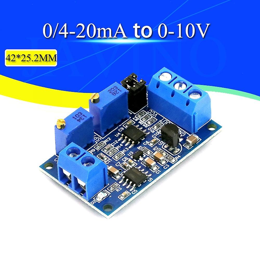 Ddyyhe Current To Voltage Module 0 -20ma/4 -20ma To 0- 3.3v/0 -5v/0 -10v Voltage Transmitter Signal Converter Module