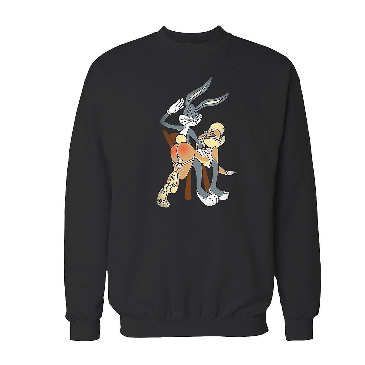 Gildan Bugs Bunny And Lola Looney Tunes Crewneck Sweatshirt XXXL