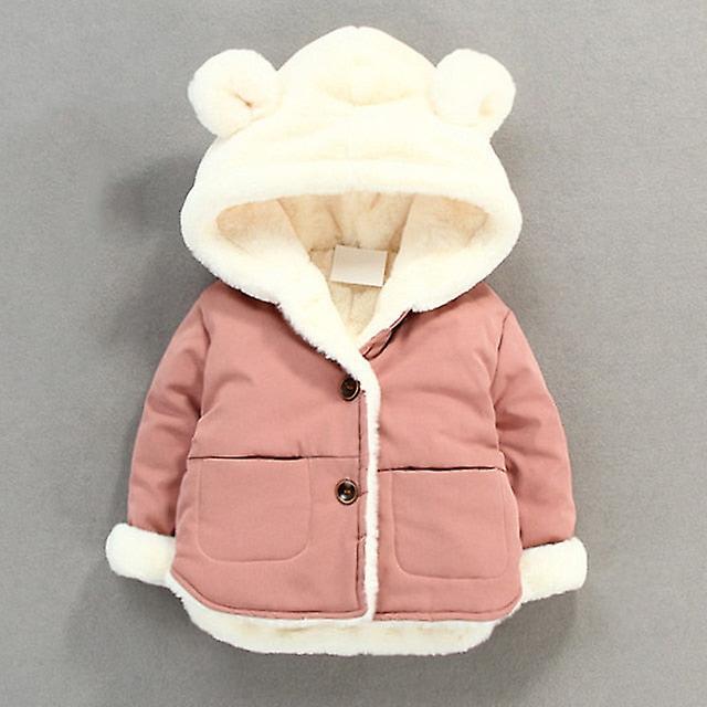 Slowmoose Autumn, Winter Baby Soft Jacket, Cartoon Hooded Coat 24M