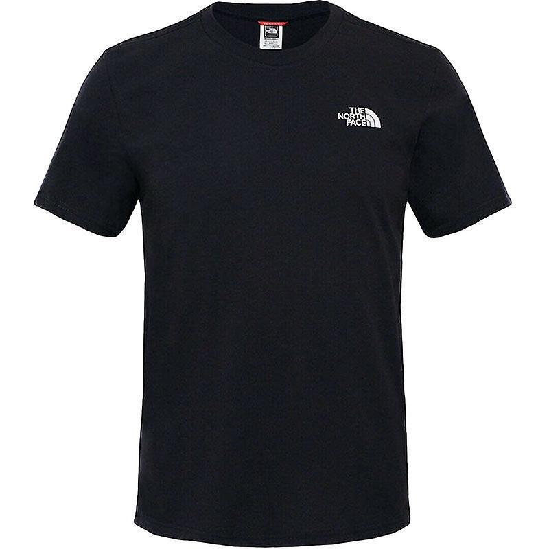 The North Face T-shirt Mens Logo Short Sleeved Tee Cotton Cr Black XL