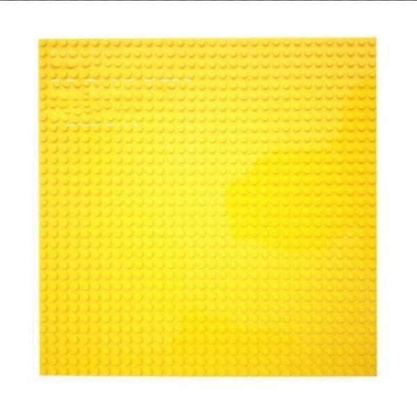 Slowmoose Plastic Blocks Base Plates - Juguetes Compatible City Classic 3232yellow