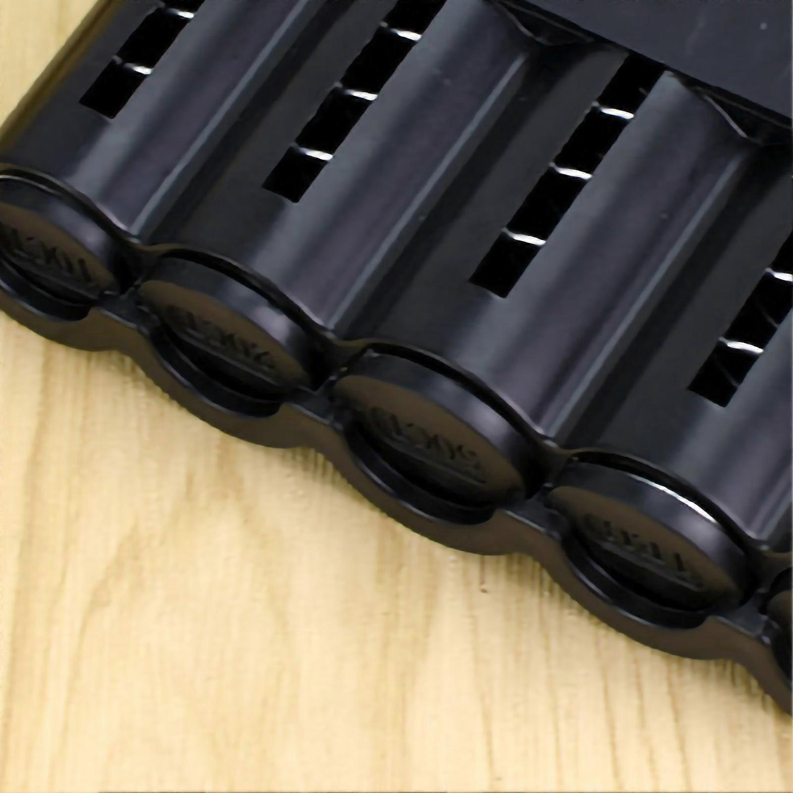 Gift Coin Changer Dispenser Multi Layer Stackable Large Capacity Coin Storage Tubes Coin Box for Office Bank Black