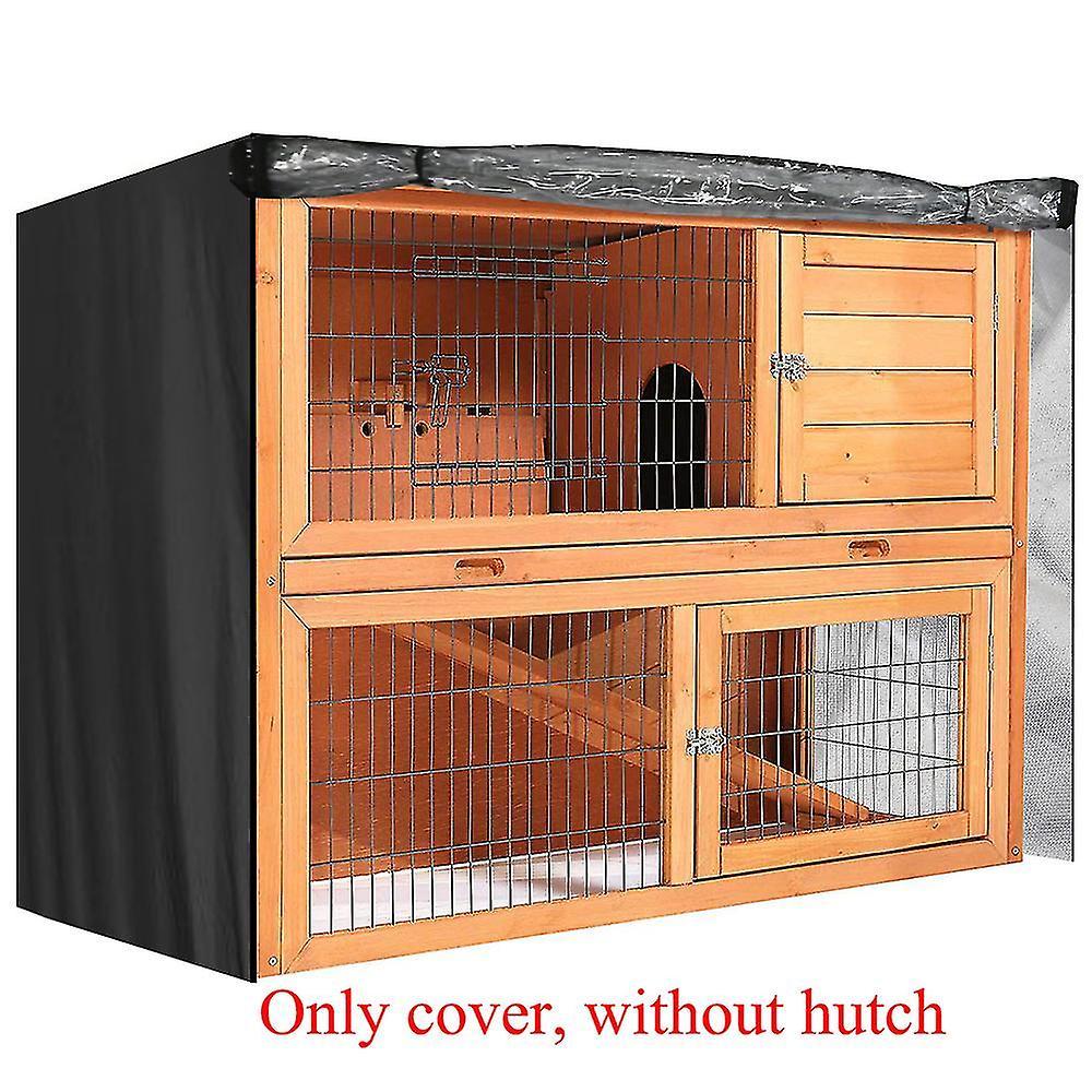 Manchalk Rabbit Bunny Ferret Chicken Coop Pet Hutch Cage House Cover (without Cage)