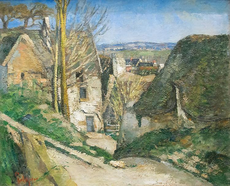 iEnjoy The House of the Hanged Man at Auvers, Paul Cezanne, 55.5 x 66.5 cm