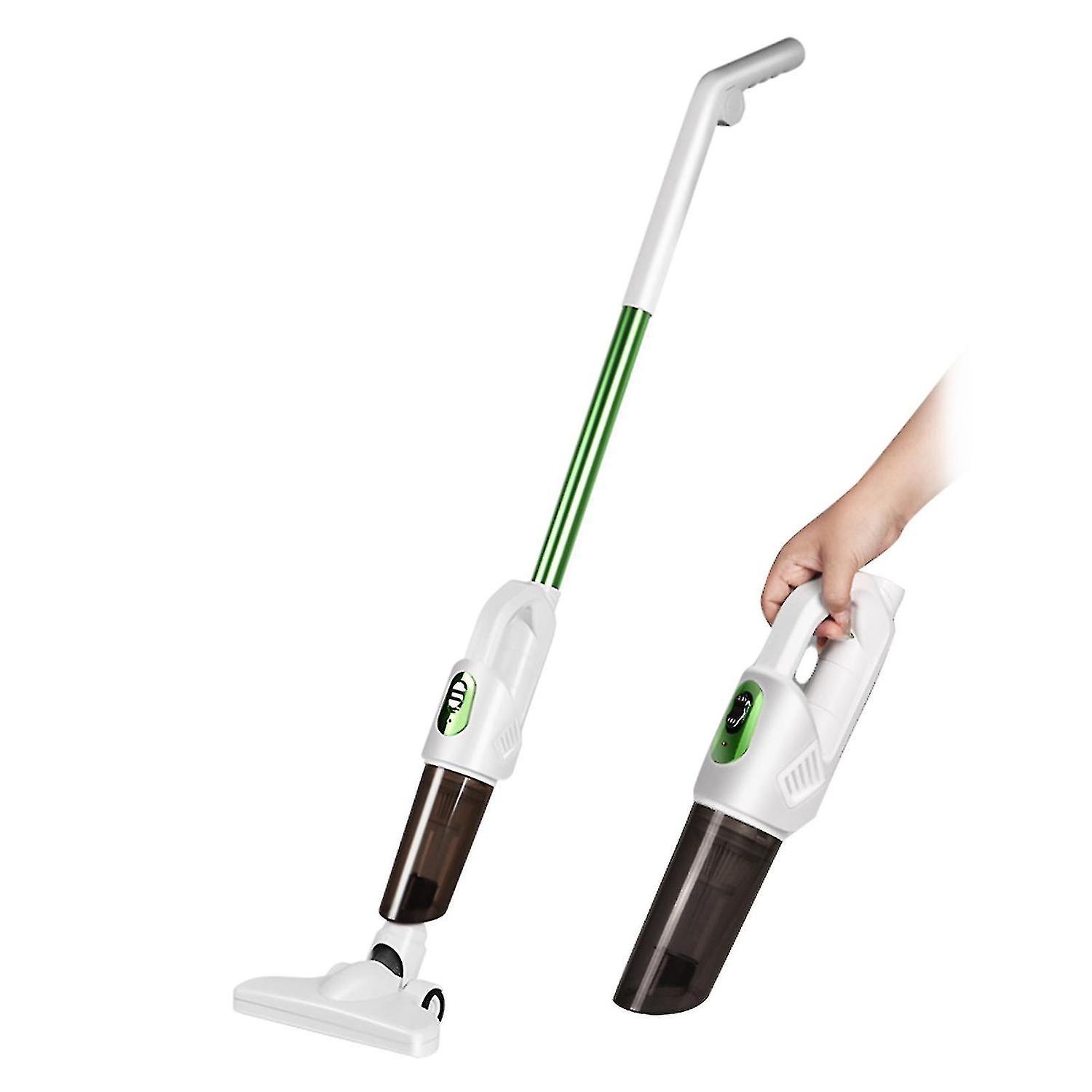 JUMPHERO Cordless Vacuum Cleaner Rechargeable Stick Vacuum with 20000pa Powerful Suction 2 In 1 Handle Car Va Green