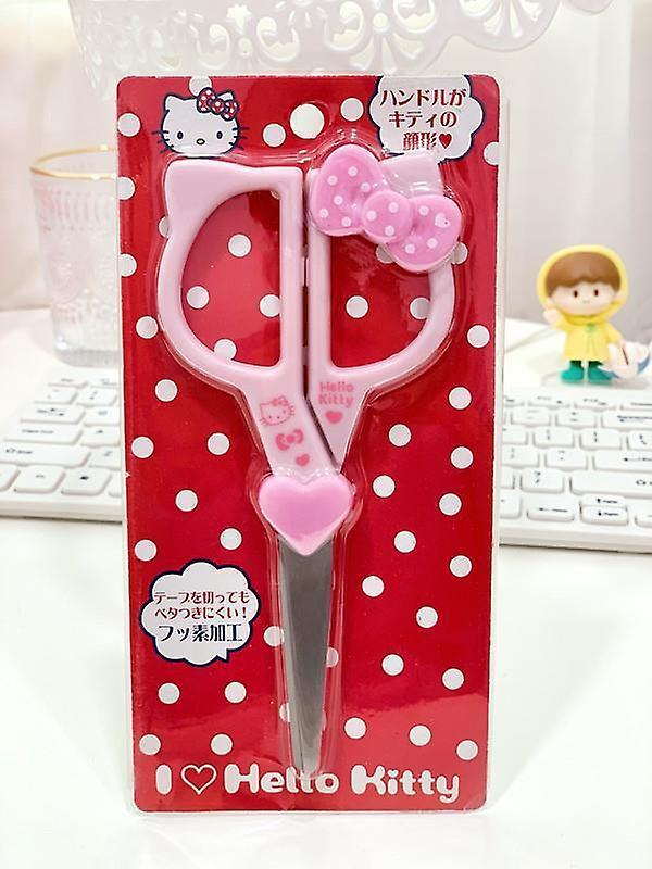 Aionyaaa Kawaii Sanrio Hello Kitty Kuromi Scissors Kitchen Cute Cartoon Stainless Steel Food Scissorsed Cutting Supplies Craft Tool Gift D