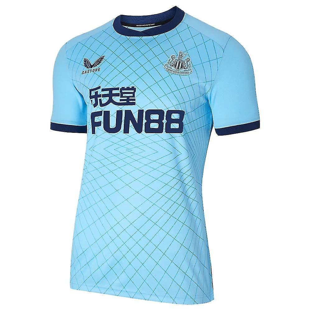 Castore 2021-2022 Newcastle United Third Shirt Blue Small Adults