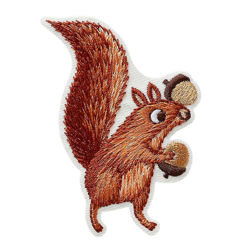 Mono-Quick Squirrel Animal - Patch, Iron-on patch, Iron on, Size: 4.4 x 6.0 cm