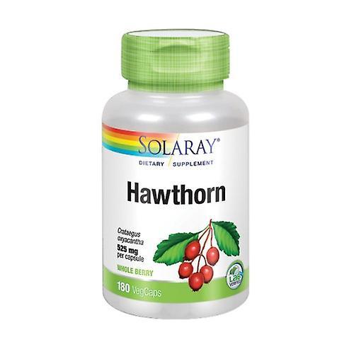 Solaray Hawthorn, 525 mg, 180 Veg Caps (Pack Of 1)