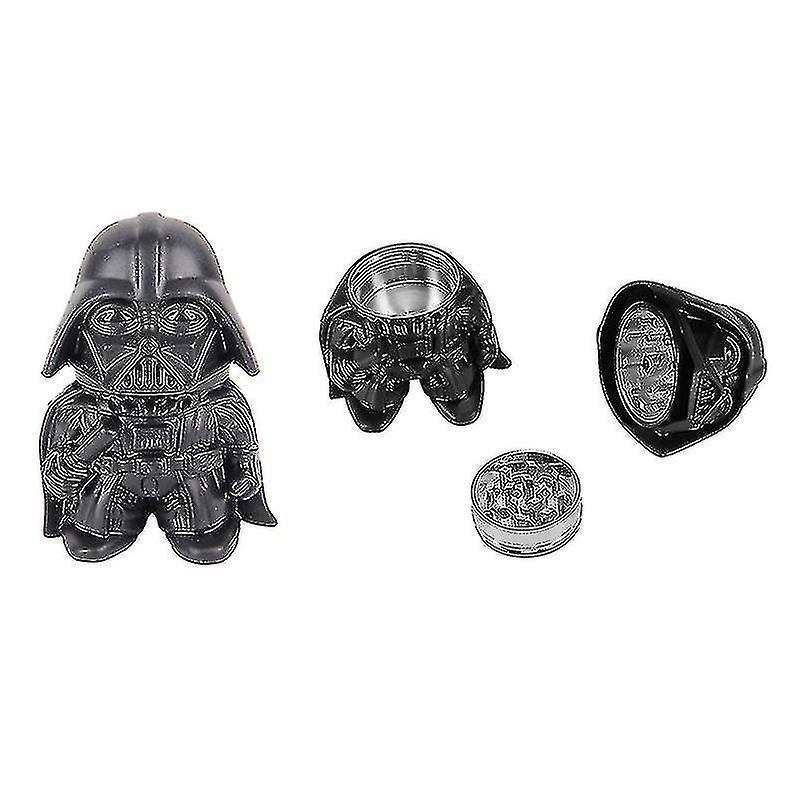 KDSKSC Bimirth 1pc Black Warrior Herb Grinder Star Wars Darth Vader Herbal Crusher Hand Muller