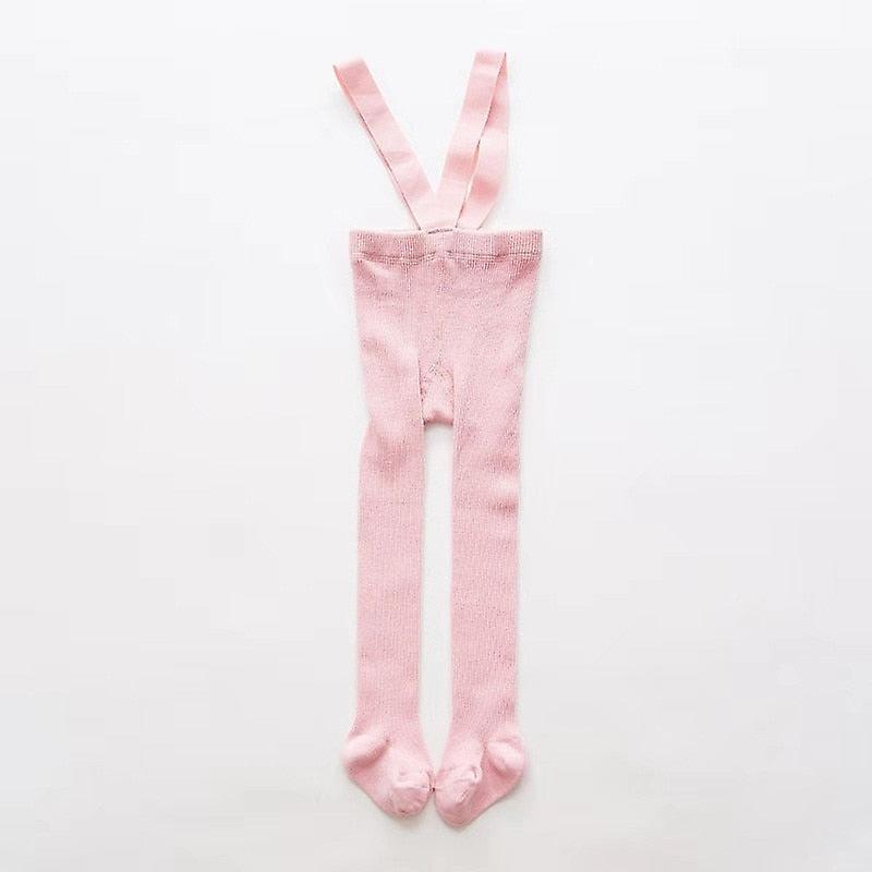 Slowmoose Winter Warm Baby Tights With Strap pink 1y-2y