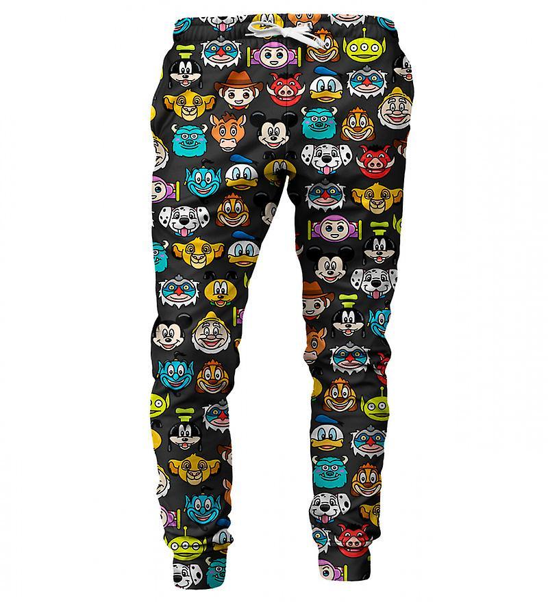 Mr Gugu & Miss Go Mr. Gugu Miss Go Cartoon Emoji  sweatpants clear S