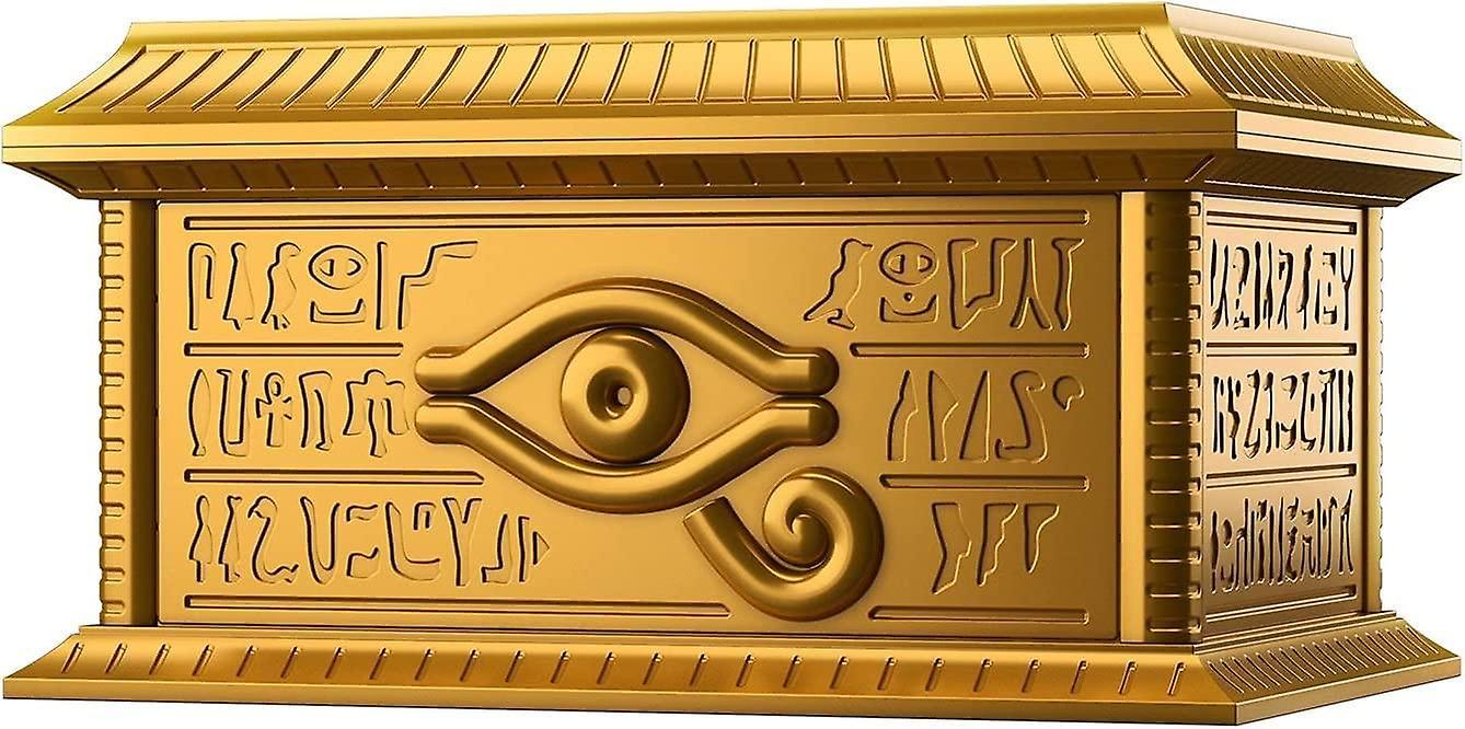 Yu-Gi-Oh! Bandai Ultimagear Millennium Puzzle Storage Box Gold Sarcophagus