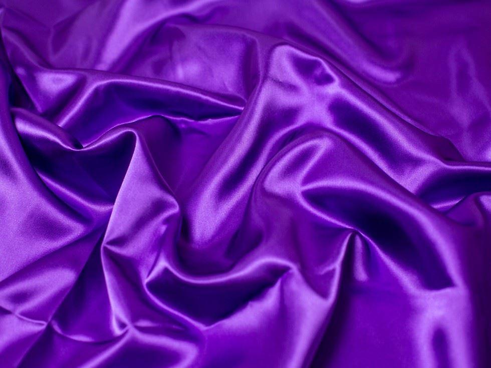 Minerva Core Range Acetate Satin Fabric Purple