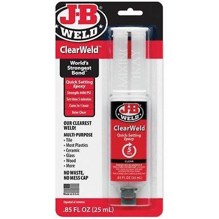 JB Weld J-b Weld 50112 Clearweld Epoxy Adhesive, Clear