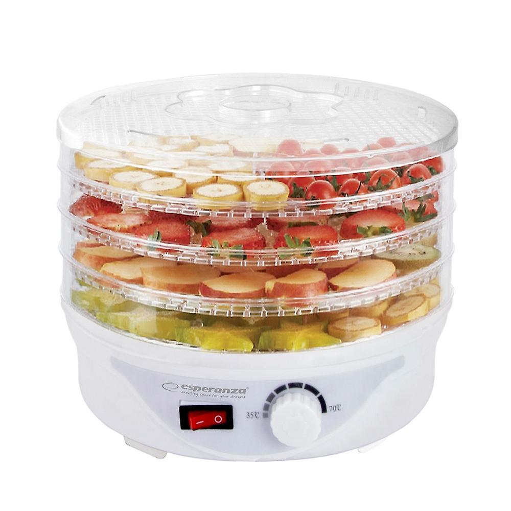 Esperanza Food Dehydrator for Mushrooms, Fruits, Vegetables, Herbs and Flowers Délicatesse