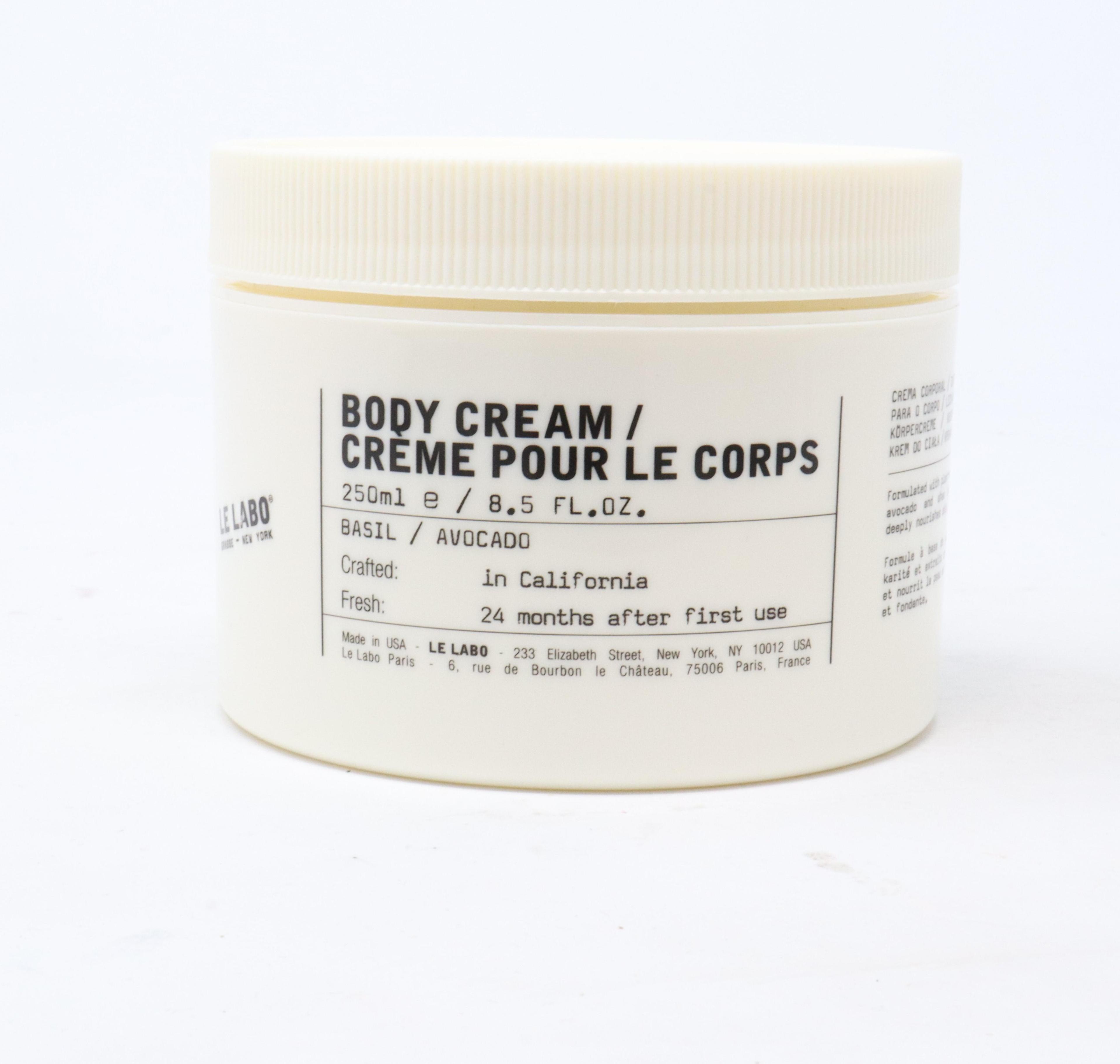 Le Labo Body Cream  8.5oz/250ml New 8.5 oz