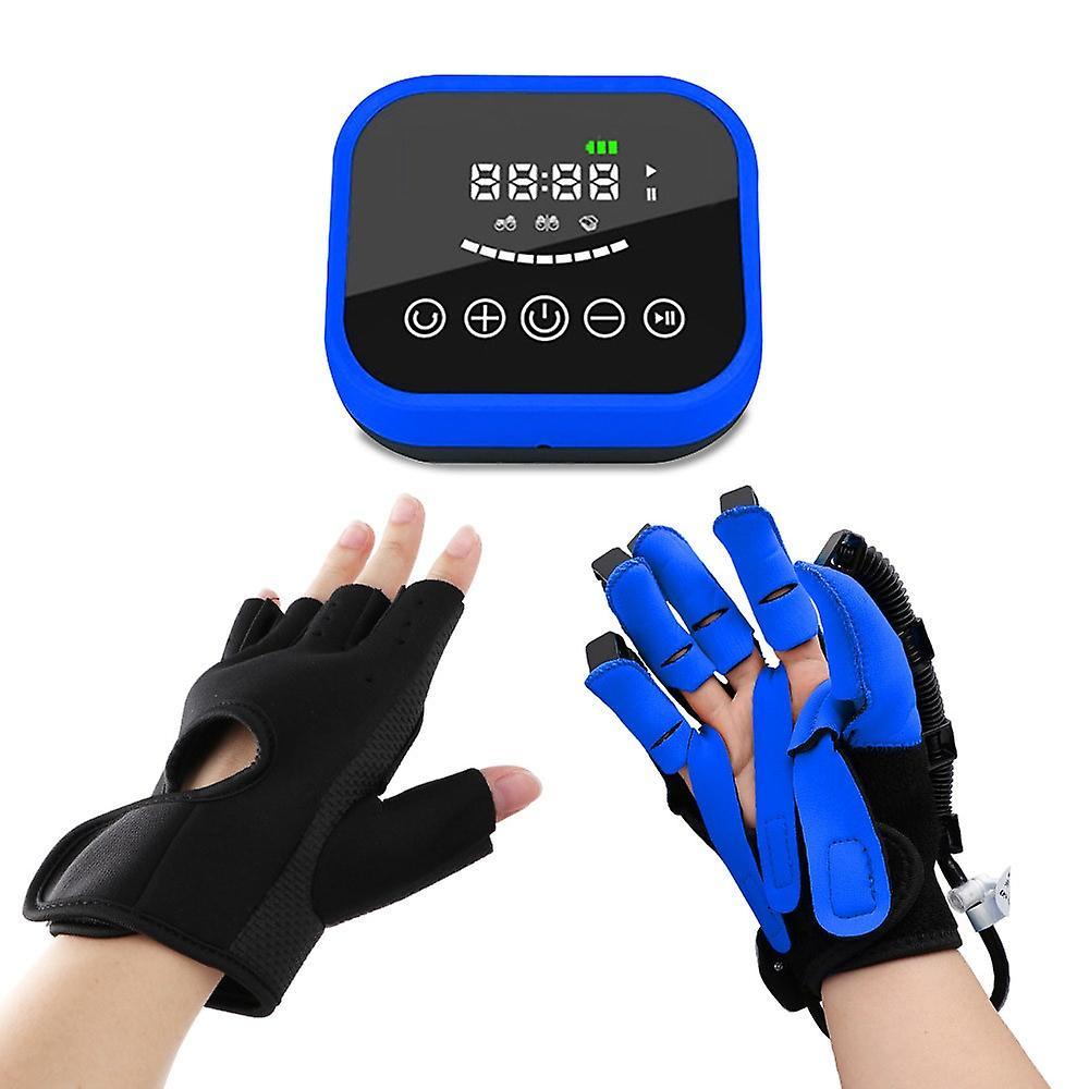 Muggyz Hot Rehabilitation Robot Glove Hand Rehabilitation Device For Stroke Hemiplegia Hand Function Recovery Finger Trainer Right hand M AU plug