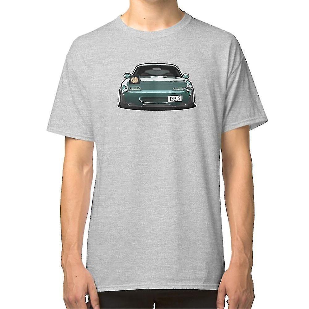 Gildan Miata Wink Car T-shirt White L