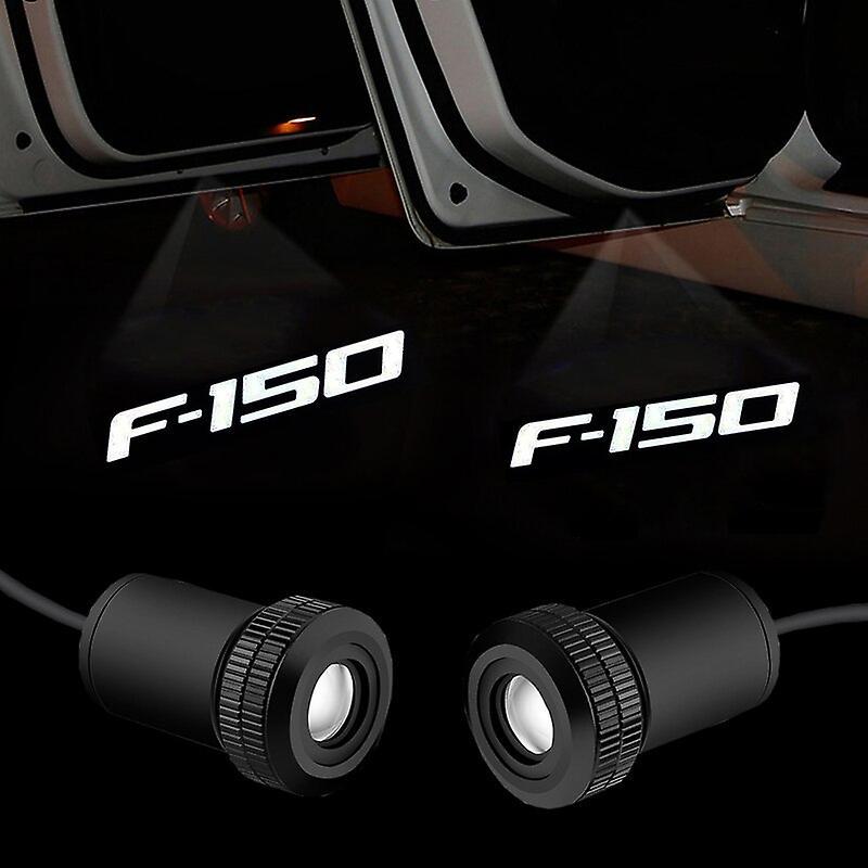 2pcs/lot Led Laser Welcome Light F-150 Logo Light For Ford F-150 F150 Car Styling F150 Ghost Shadow Lamp Ford Car Door Light Motor Vehicle Lighting...