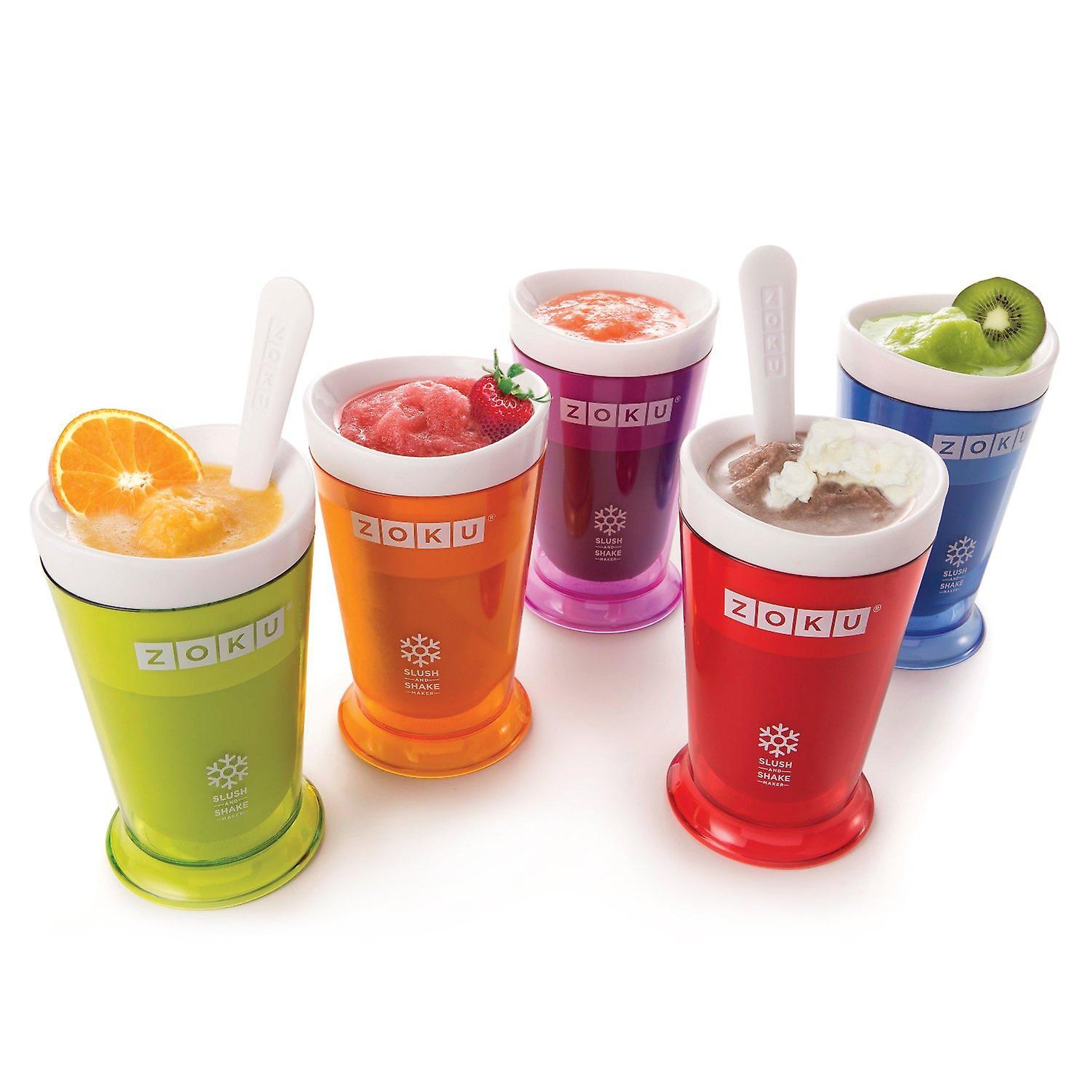 GENUINE Zoku Slush and Shake maker - frozen smoothies and milkshakes in minutes deep plum