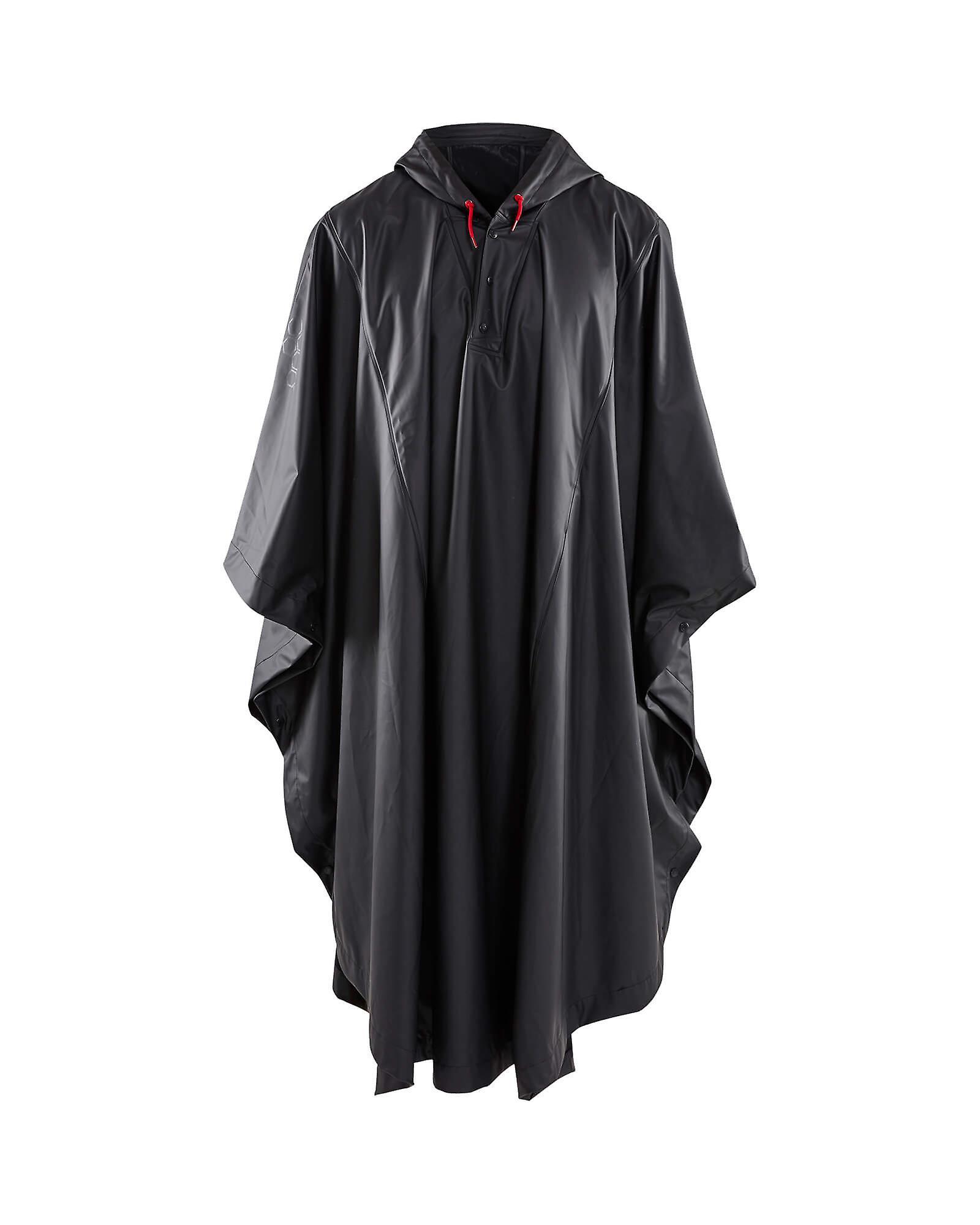 Blaklader 4309 black rain poncho - mens (43092000) L/xl