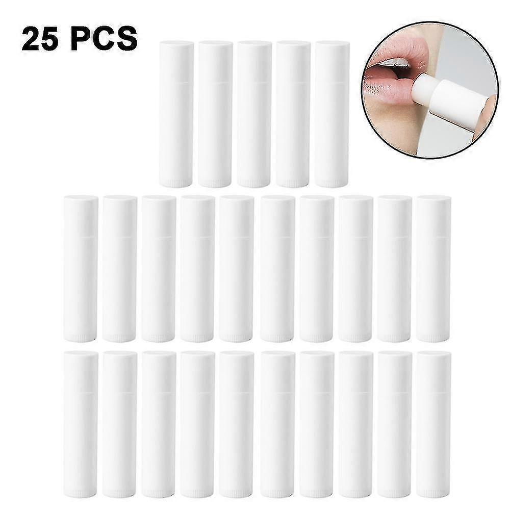 Lycxames 25 Pcs Empty Lipstick Tubes Diy Lip Balm Container Lipstick Tube 5g