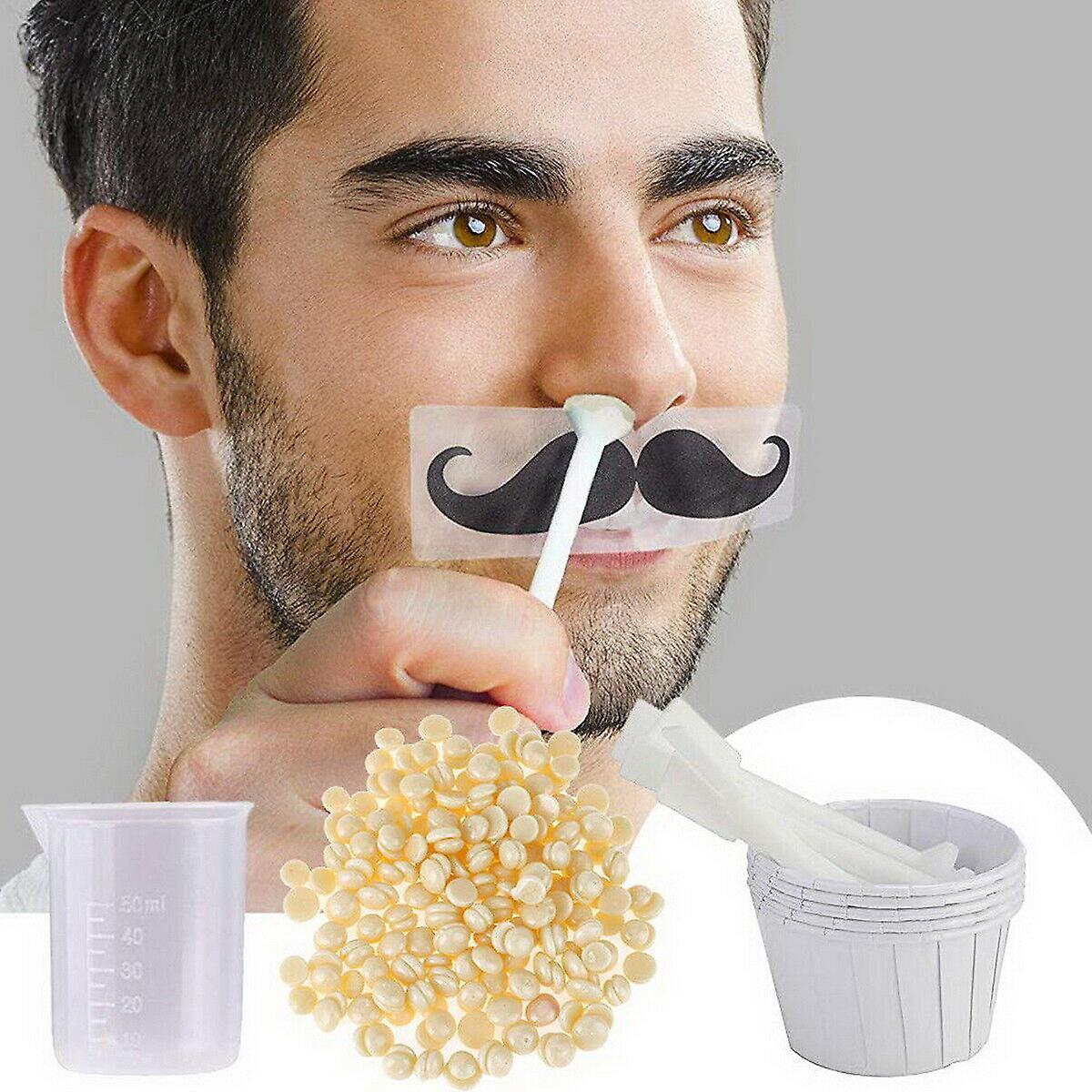 Shenzhenyg Nose Hair Removal Wax Kit Nasal Ear Hairs Painless Effective Safe Quick Beads