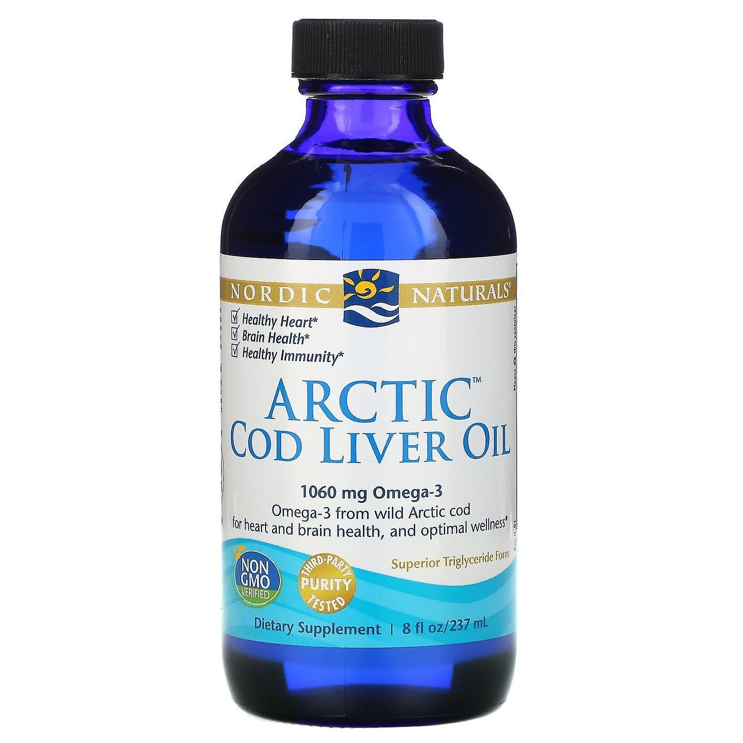 Nordic Naturals, Arctic Cod Liver Oil, 8 fl oz (237 ml)