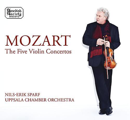 Swedish Society Mozart / Sparf,Nils-Erik - Five Violin Concertos  [COMPACT DISCS] USA import